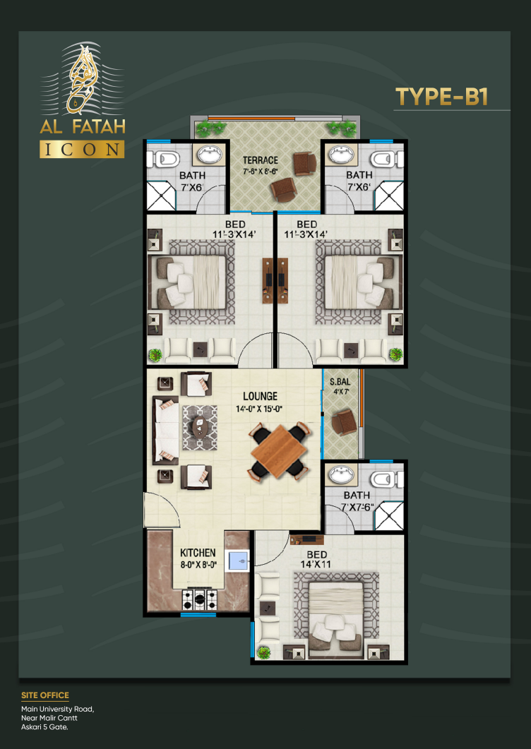 AL FATAH ICON (RESIDENTIAL APARTMENT)