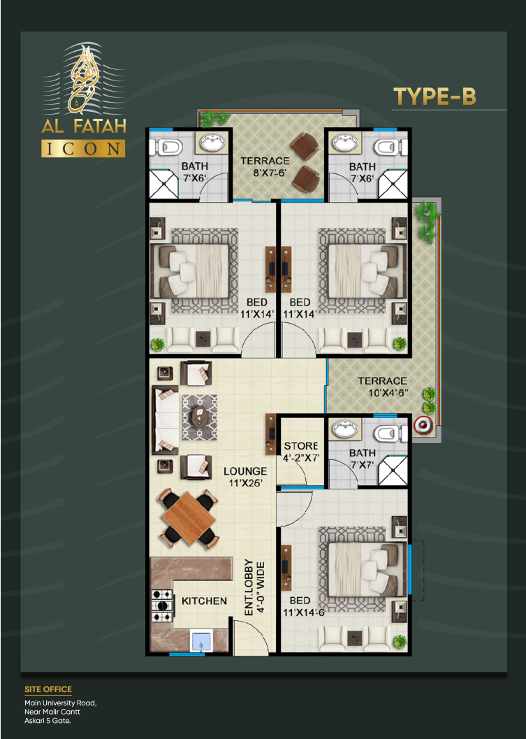 AL FATAH ICON (RESIDENTIAL APARTMENT)