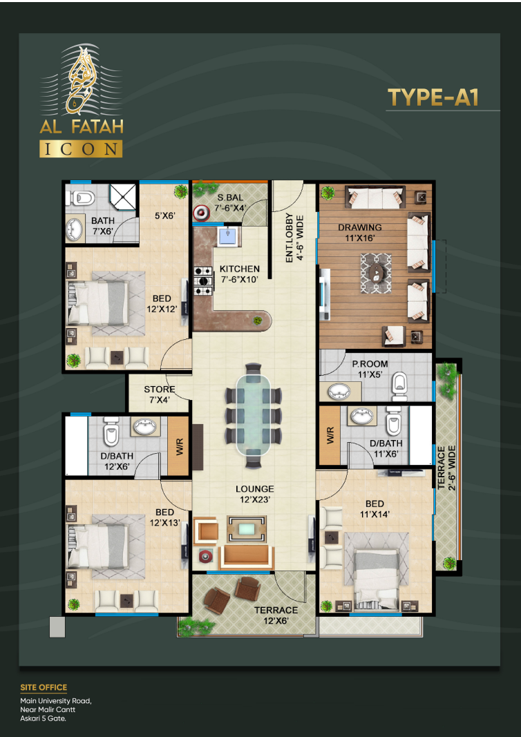AL FATAH ICON (RESIDENTIAL APARTMENT)